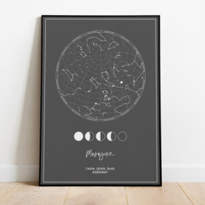 Standart Gökharitası - Gri